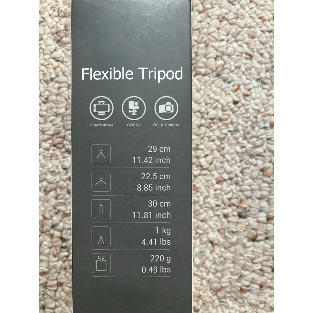 Phone Tripod, Flexible Cell Phone Tripod with Phone Holder and Wireless Remote,